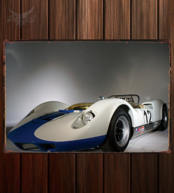 Металлическая табличка McLaren M1A Металлическая табличка McLaren M1A